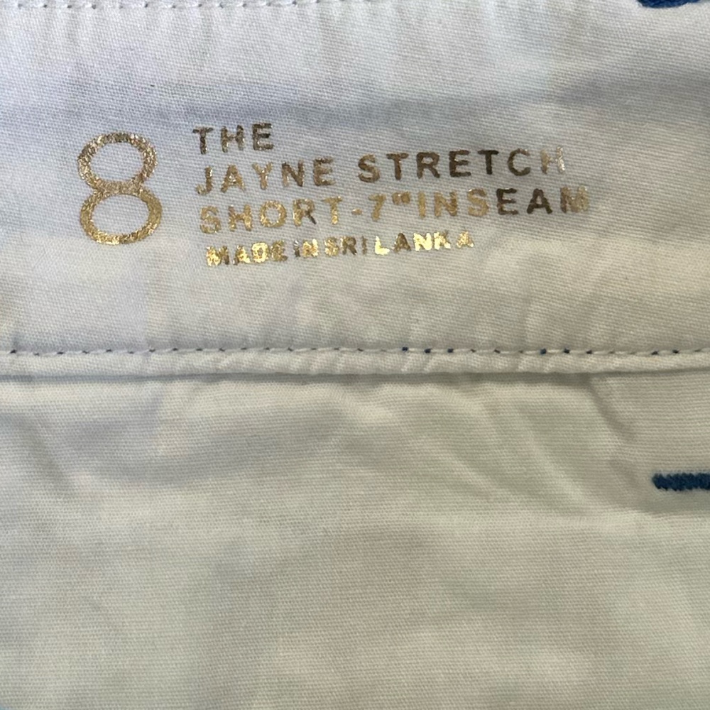 Lilly Pulitzer The Jayne Stretch Short 7” Inseam Deep Indigo Joy Ride Elephant - Picture 4 of 7